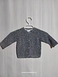 CHALECO BOTON BEBÉ GRIS FAGOTTINO TALLA 6-9M - Miniatura 1