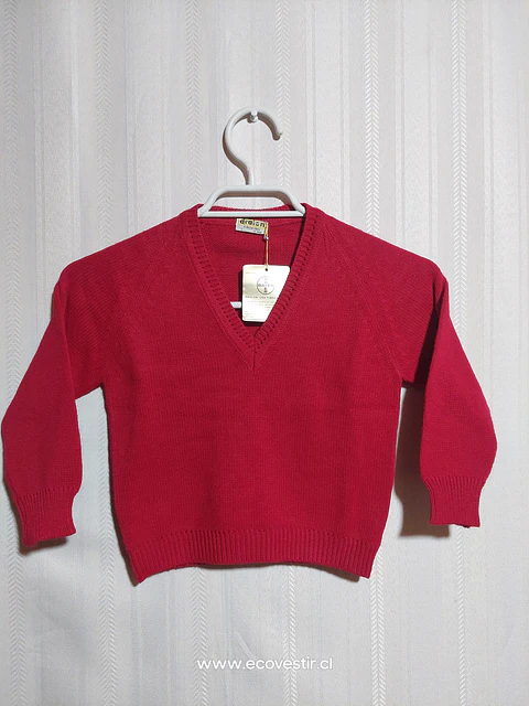SWEATER NIÑO ROJO DRALON TALLA 3A