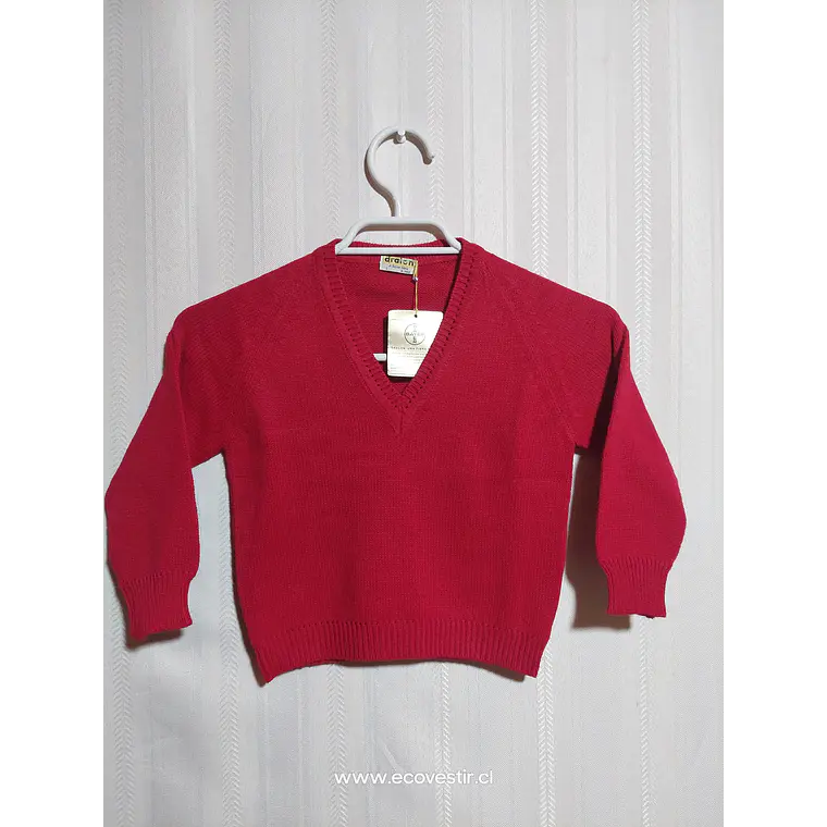 SWEATER NIÑO ROJO DRALON TALLA 3A 1