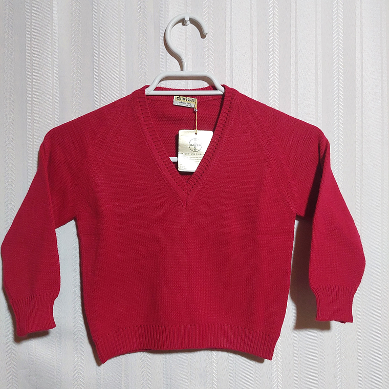 SWEATER NIÑO ROJO DRALON TALLA 3A 1