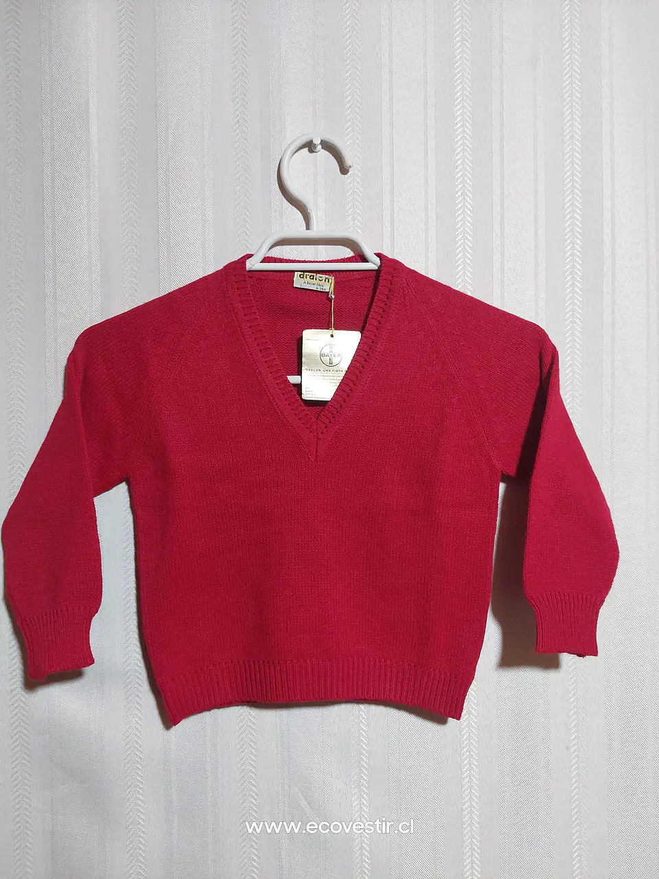 SWEATER NIÑO ROJO DRALON TALLA 3A 1