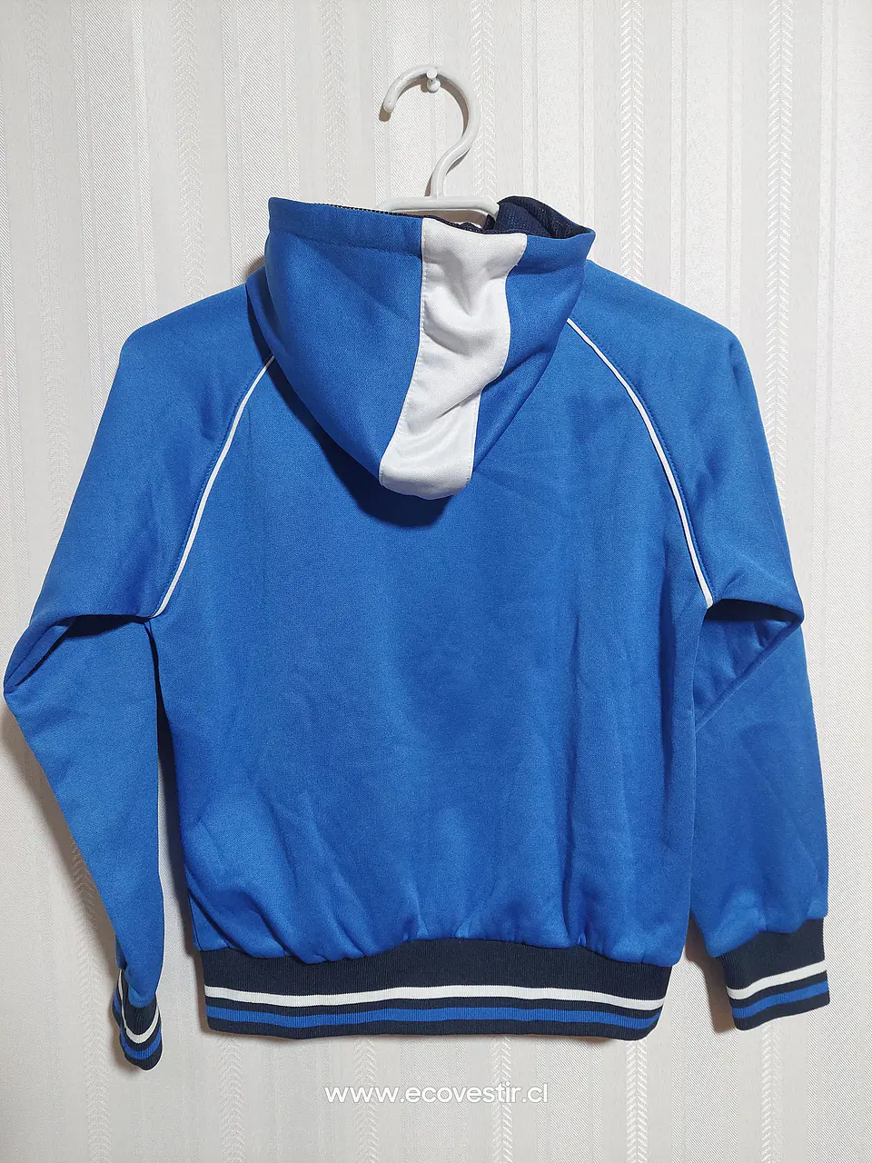 POLERÓN C/GORRO AZUL REY NIÑO MAKAY TALLA 3XS 2
