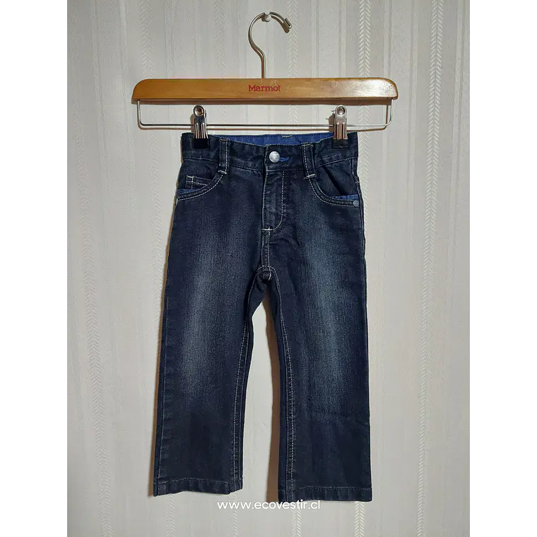 PANTALÓN JEANS AZUL NIÑO LUPILU TALLA 18-24M 1