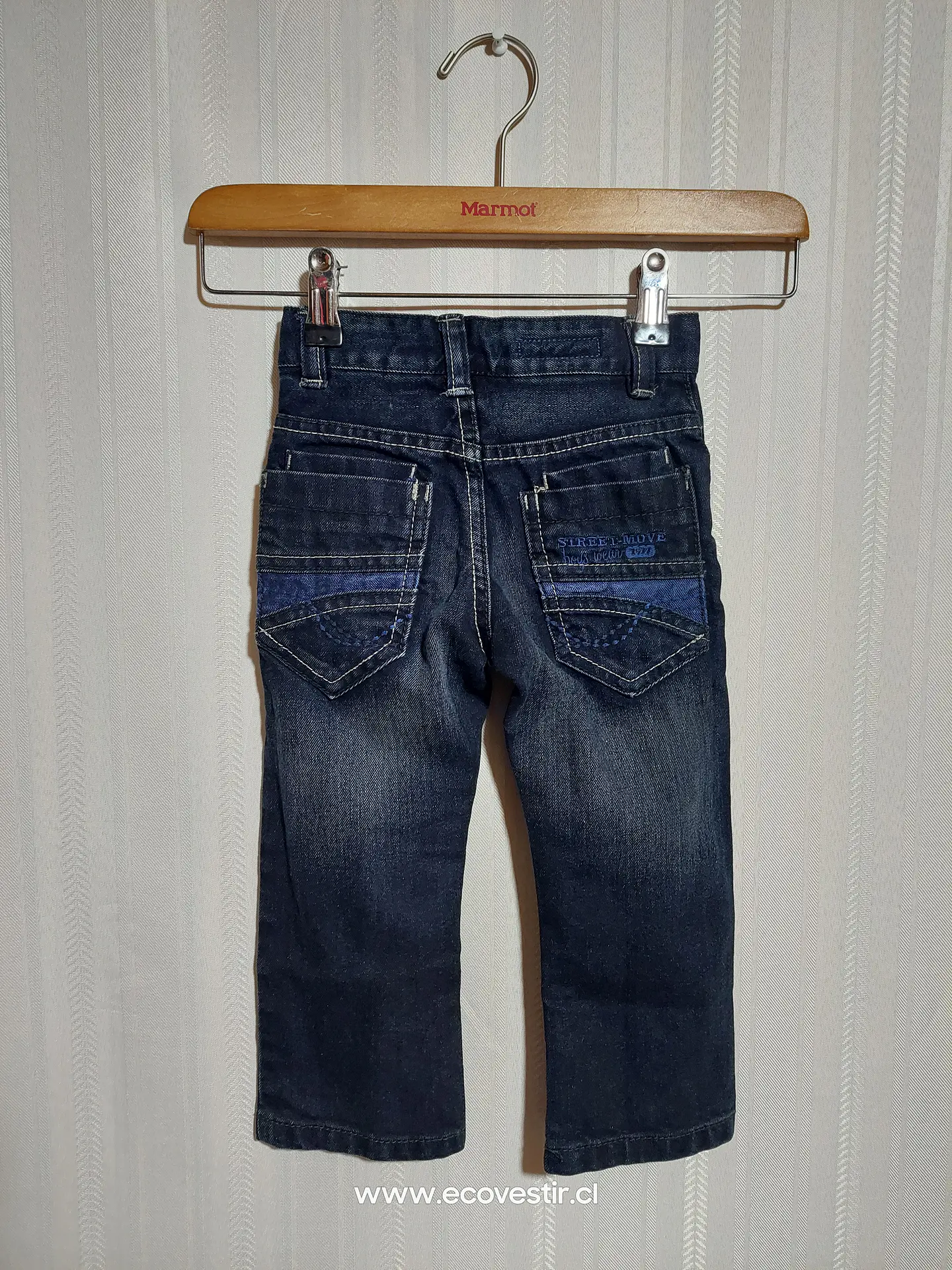 PANTALÓN JEANS AZUL NIÑO LUPILU TALLA 18-24M 2