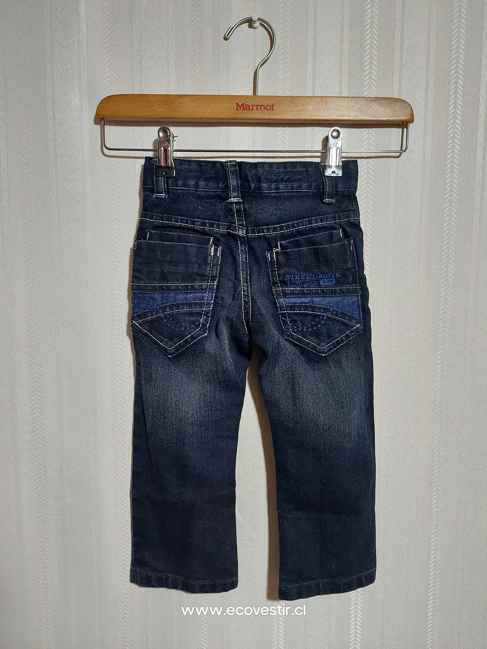 PANTALÓN JEANS AZUL NIÑO LUPILU TALLA 18-24M 2