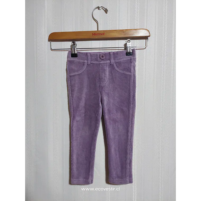 PANTALÓN COTELÉ NIÑA VIOLETA BENETTON TALLA 2 1