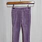 PANTALÓN COTELÉ NIÑA VIOLETA BENETTON TALLA 2 - Miniatura 1