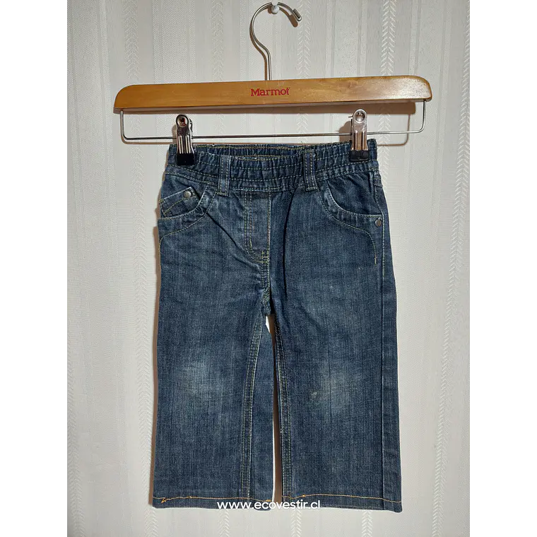 PANTALÓN JEANS AZUL BEBÉ MARINE TALLA 3-24M 1