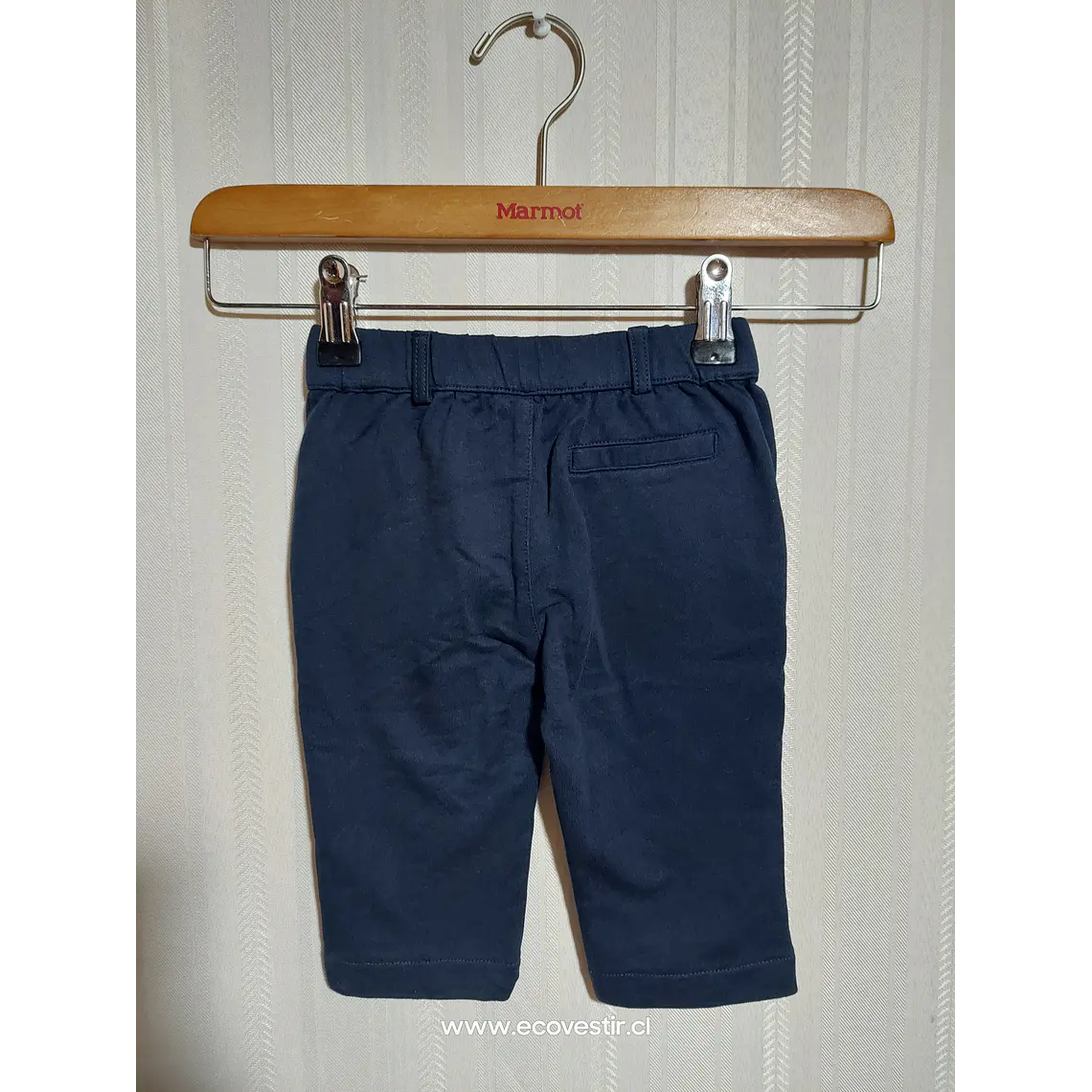 PANTALÓN VESTIR BEBE AZUL MARINE3/6M 2