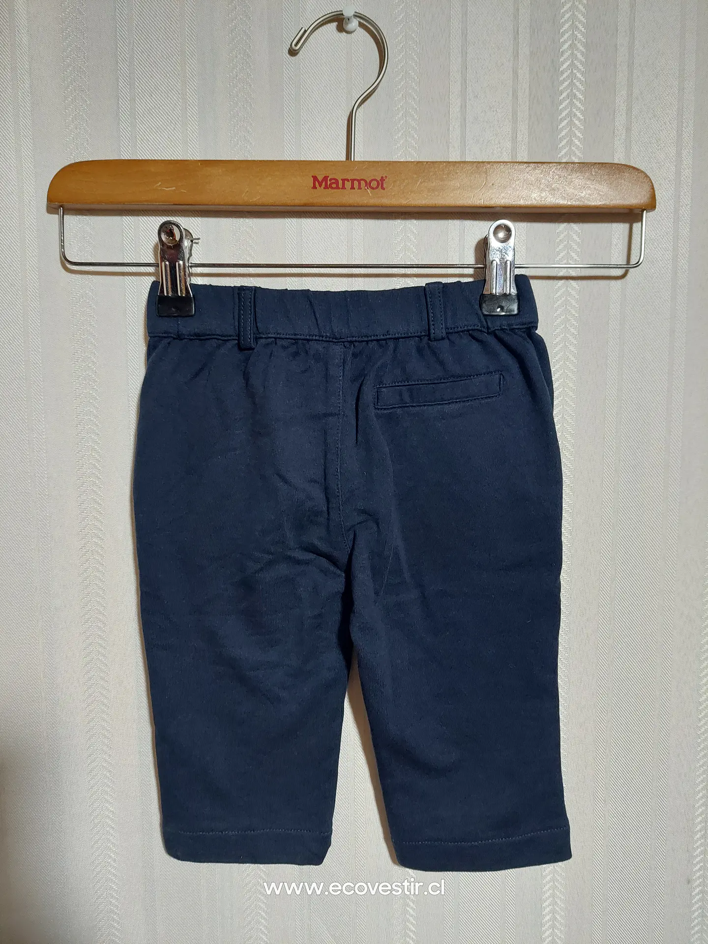 PANTALÓN VESTIR BEBE AZUL MARINE3/6M 2