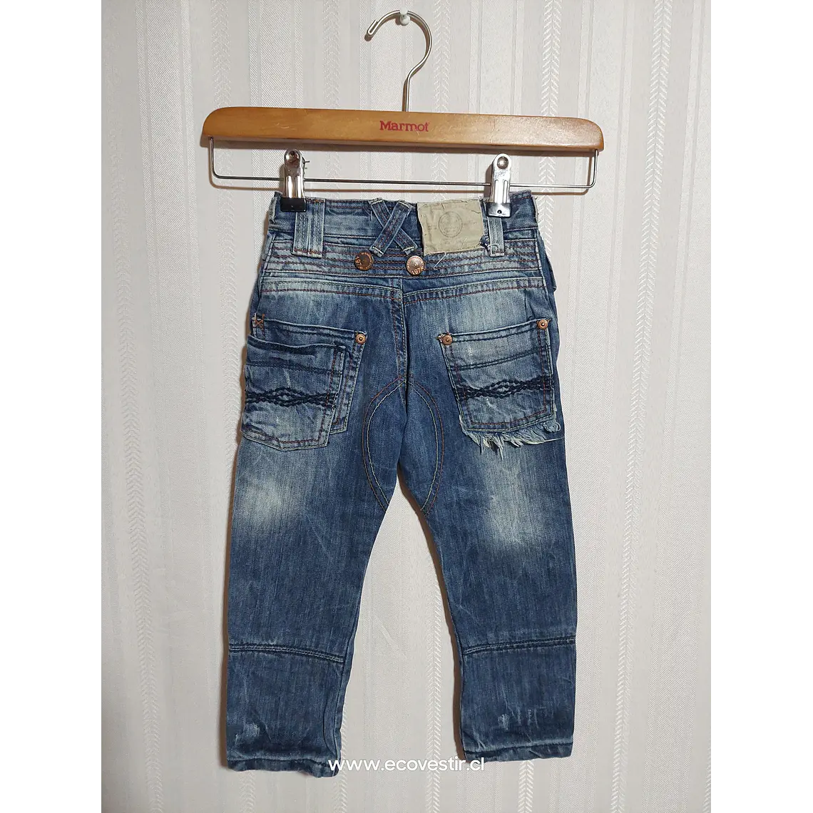 PANTALÓN JEANS AZUL NIÑO ZARA TALLA 2-3A 2