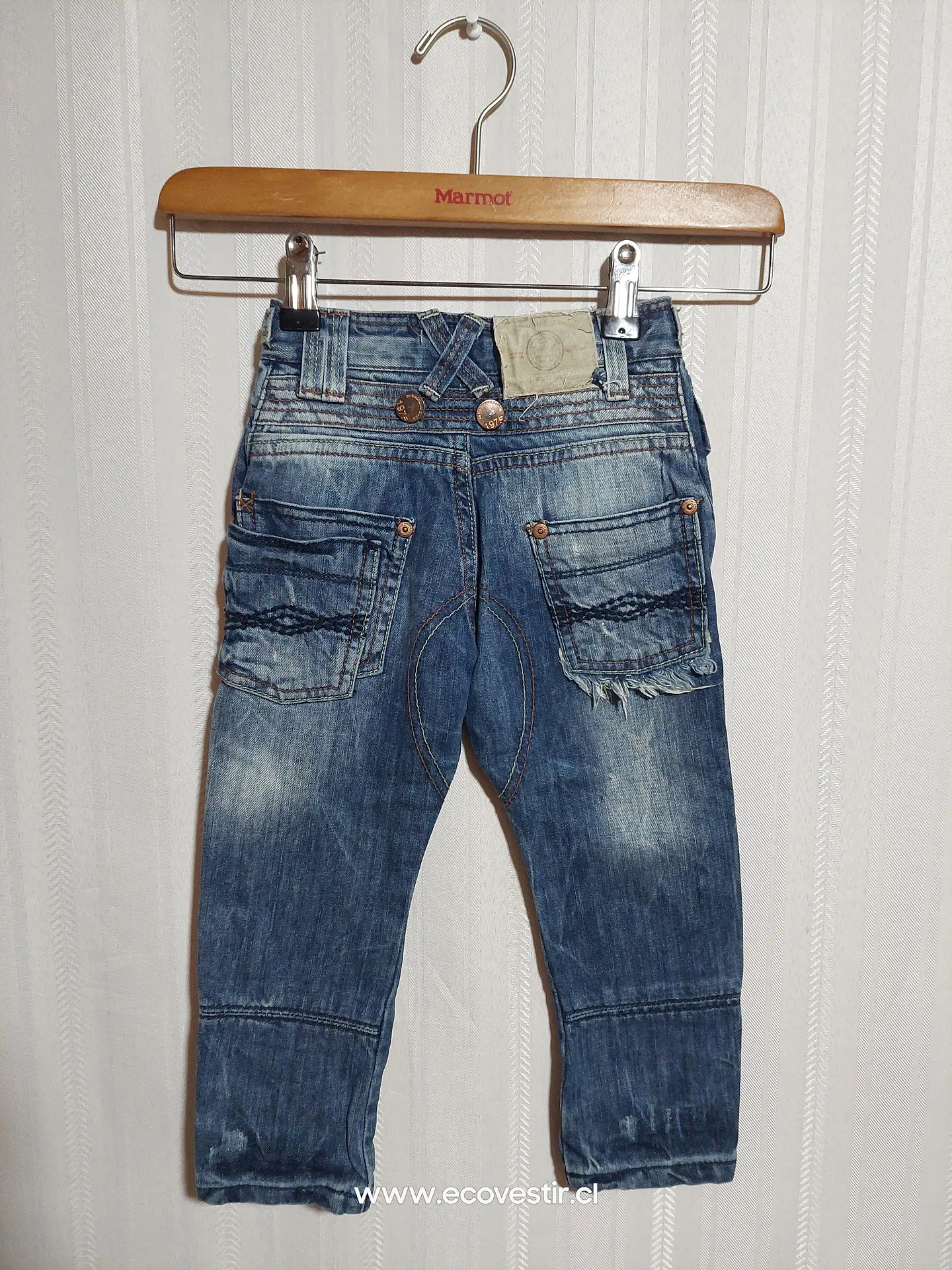 PANTALÓN JEANS AZUL NIÑO ZARA TALLA 2-3A 2