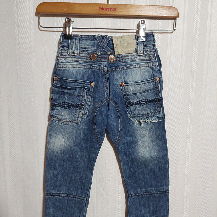 PANTALÓN JEANS AZUL NIÑO ZARA TALLA 2-3A 2
