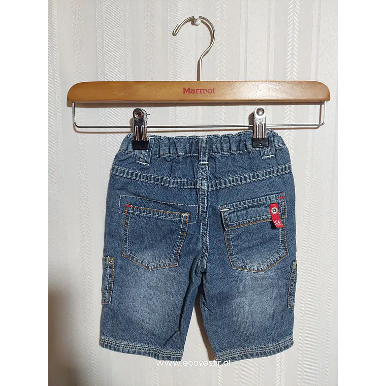 PANTALÓN JEANS AZUL BEBÉ CHICCO TALLA 3M 2