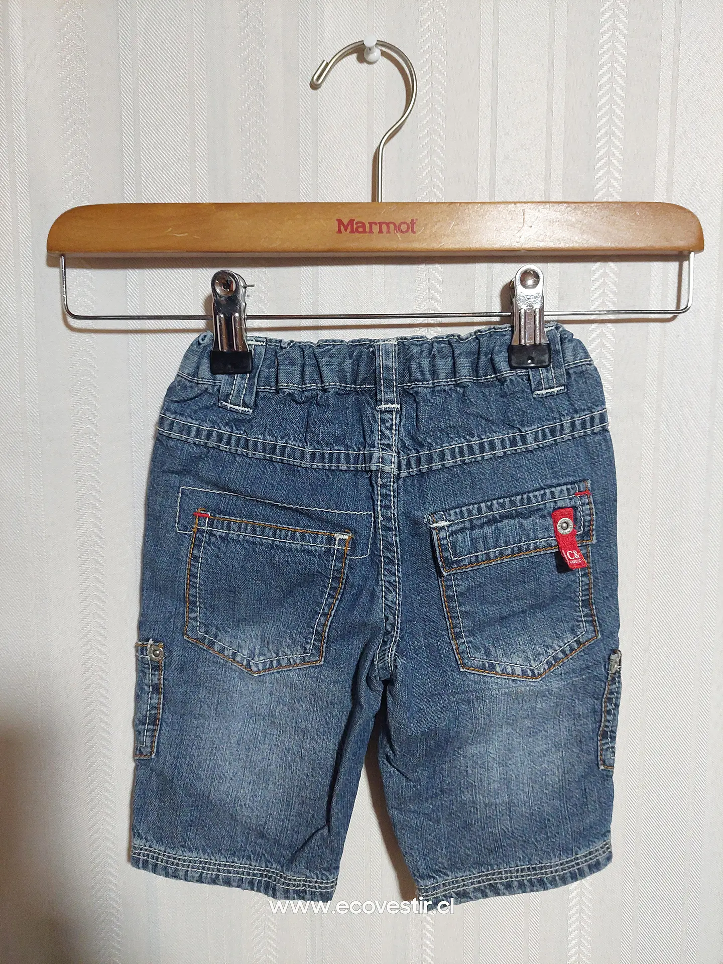 PANTALÓN JEANS AZUL BEBÉ CHICCO TALLA 3M 2
