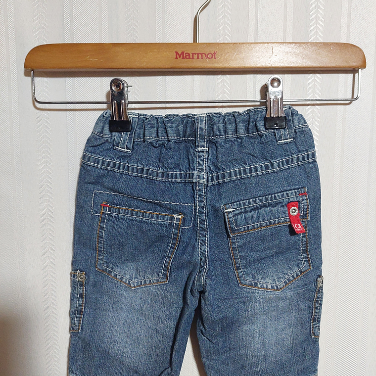 PANTALÓN JEANS AZUL BEBÉ CHICCO TALLA 3M 2