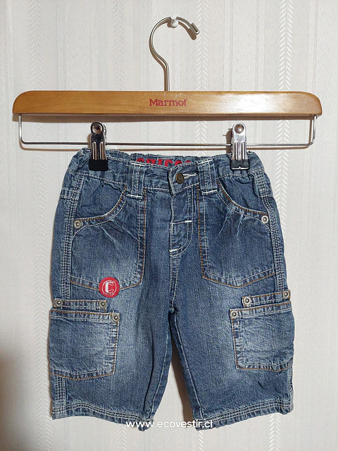 PANTALÓN JEANS AZUL BEBÉ CHICCO TALLA 3M