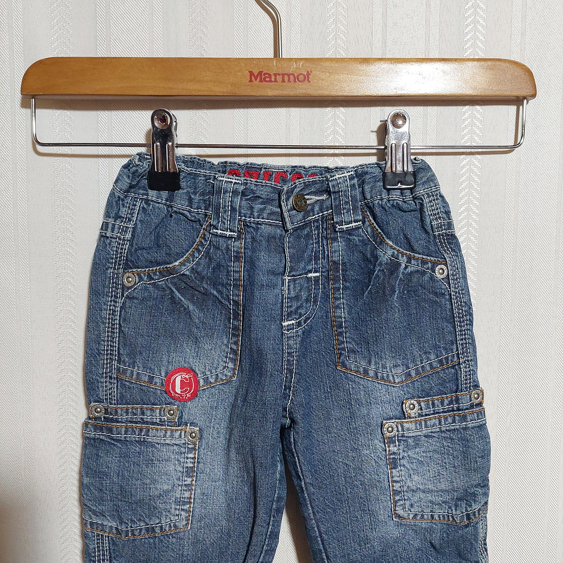 PANTALÓN JEANS AZUL BEBÉ CHICCO TALLA 3M 1