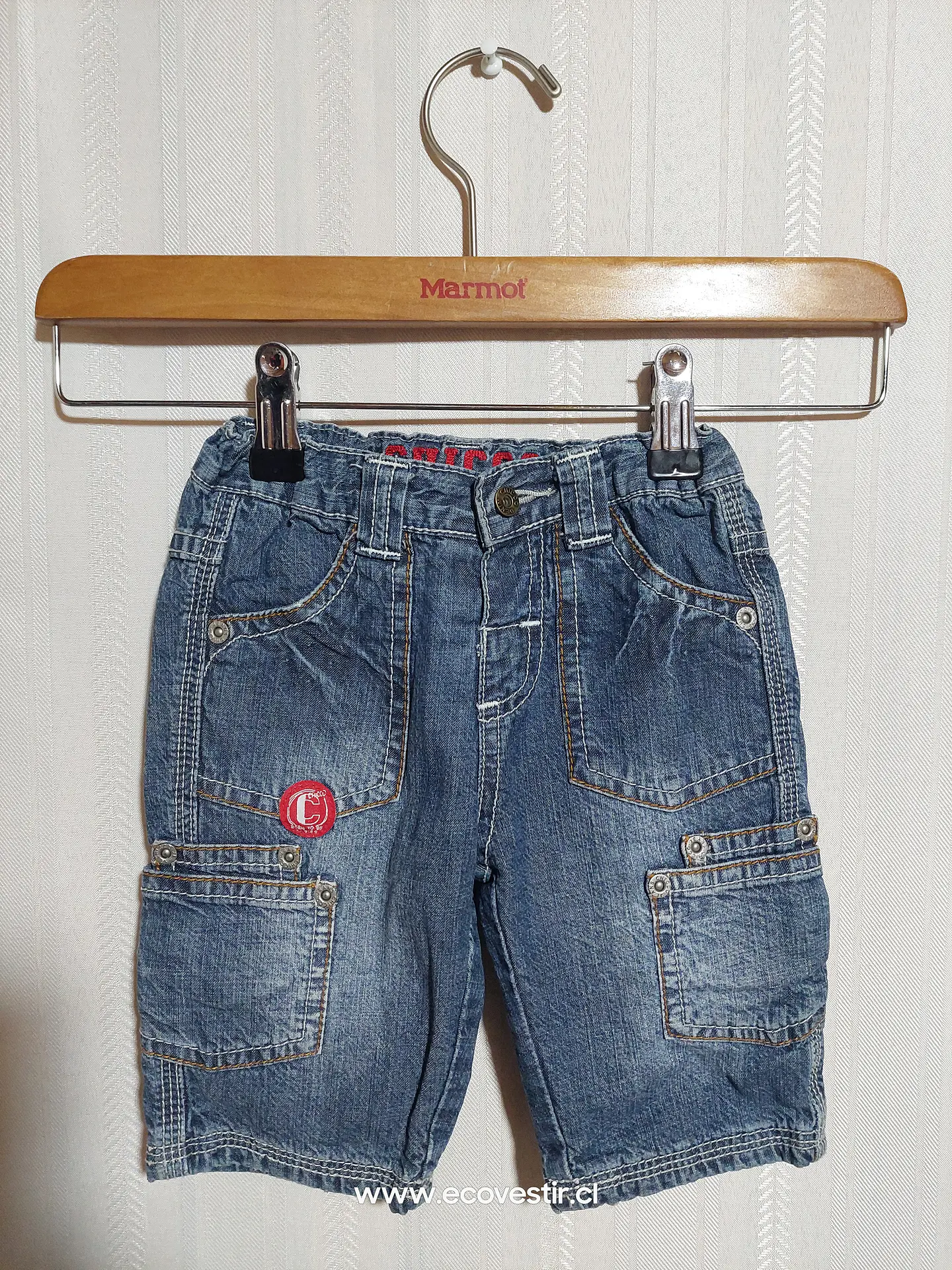 PANTALÓN JEANS AZUL BEBÉ CHICCO TALLA 3M 1