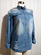 BLUSA JEANS AZUL JUSTIFY TALLA S - Miniatura 2
