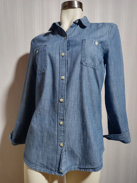 BLUSA JEANS AZUL  OLD NAVY TALLA S