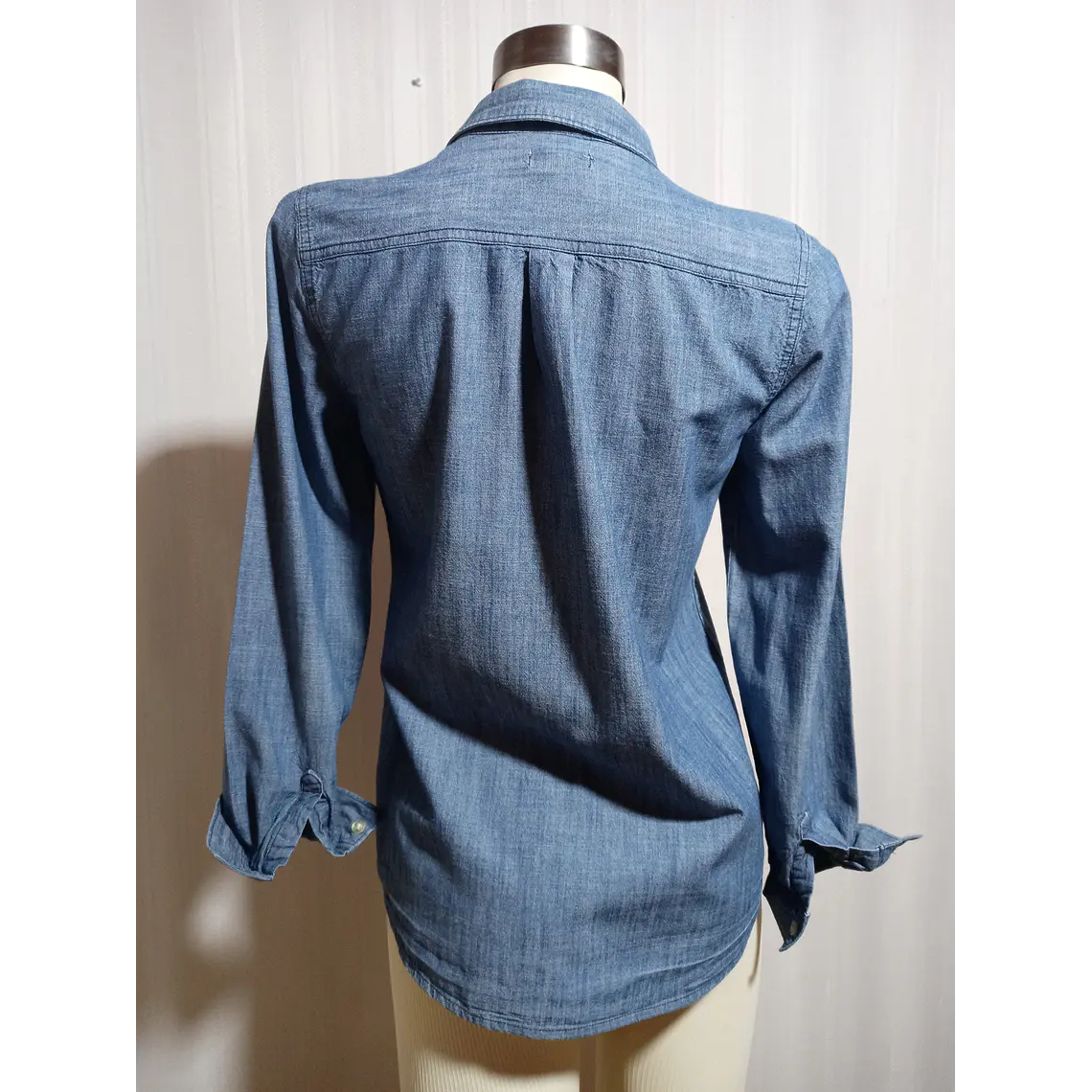 BLUSA JEANS AZUL  OLD NAVY TALLA S 3