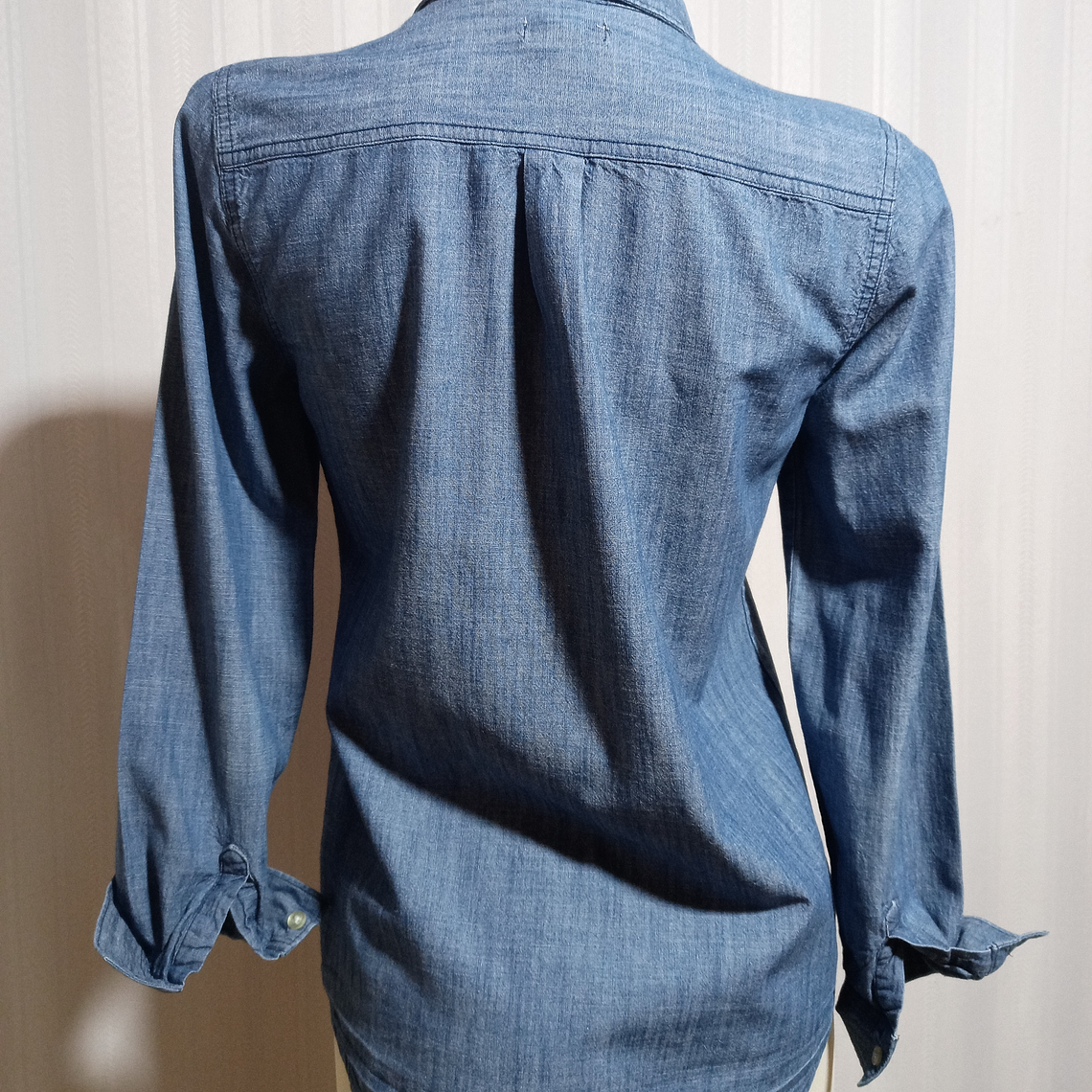 BLUSA JEANS AZUL  OLD NAVY TALLA S 3