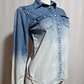 BLUSA JEANS AZUL AMERICAN EAGLE TALLA S/P - Miniatura 2