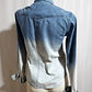 BLUSA JEANS AZUL AMERICAN EAGLE TALLA S/P - Miniatura 3