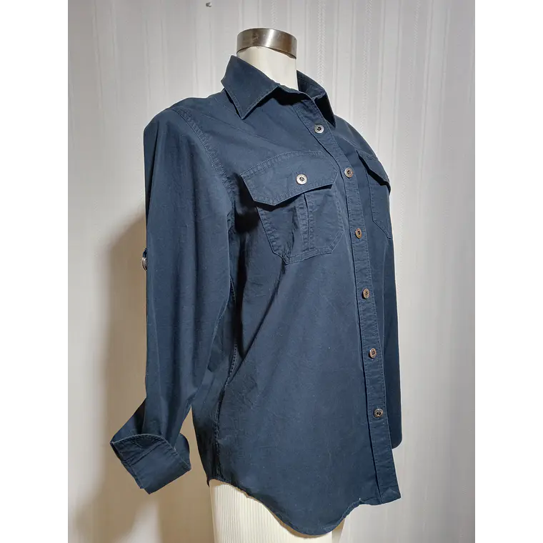 BLUSA JEANS AZUL RALPH LAUREN TALLA S 2