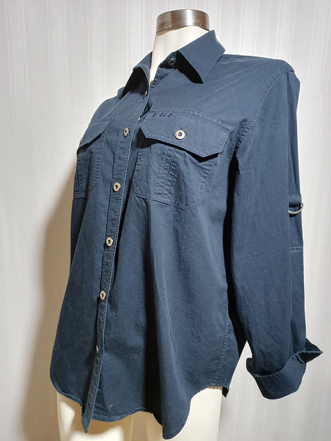 BLUSA JEANS AZUL RALPH LAUREN TALLA S