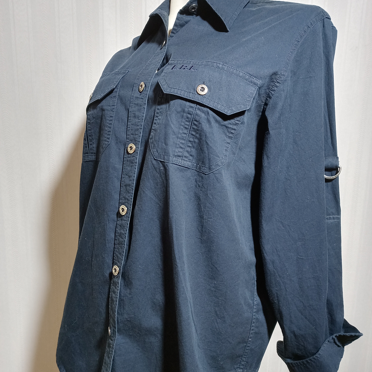 BLUSA JEANS AZUL RALPH LAUREN TALLA S 1