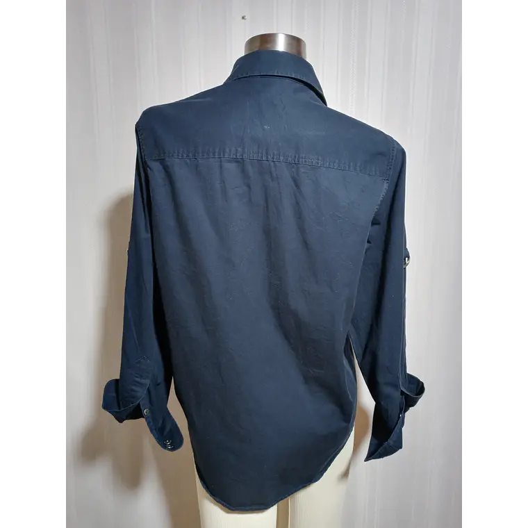 BLUSA JEANS AZUL RALPH LAUREN TALLA S 3