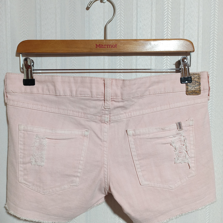 SHORT JEANS ROSADO MANGO TALLA 38 2