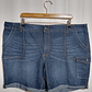 SHORT CARGO JEANS AZUL FADED GLORY TALLA 22W (55) - Miniatura 1