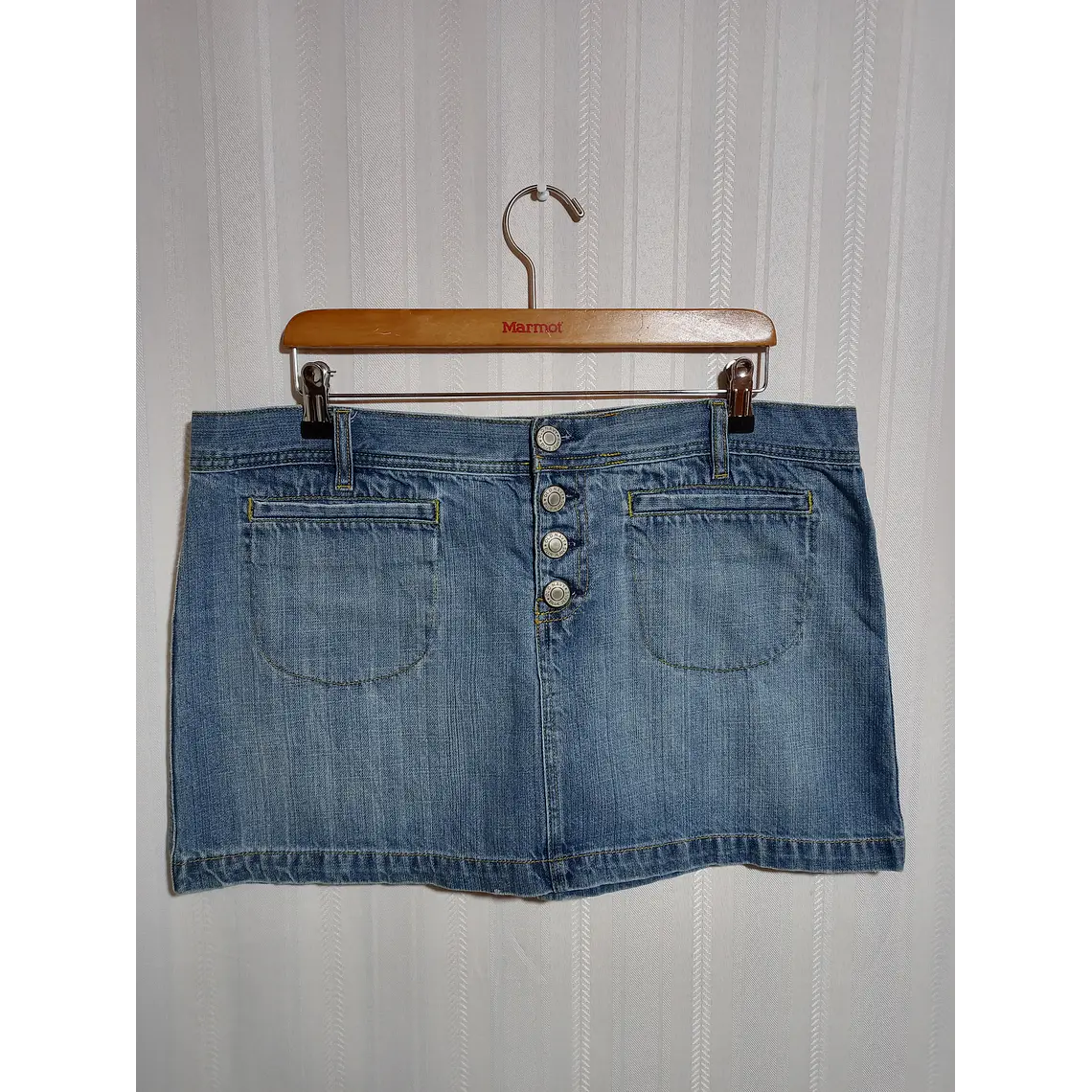 FALDA MUJER DENIM AZUL OLD NAVY TALLA 14 1