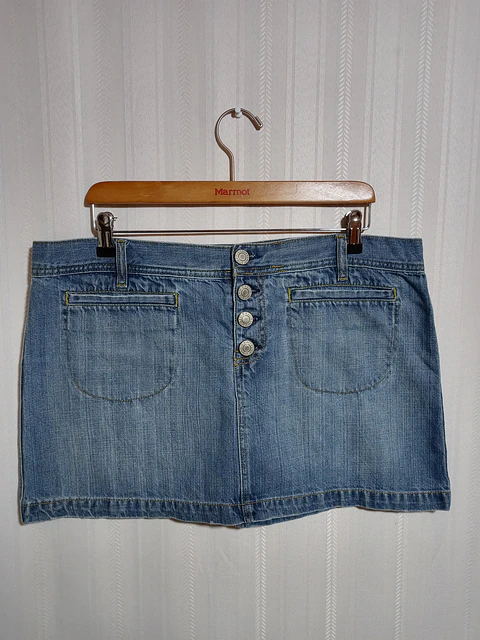 FALDA MUJER DENIM AZUL OLD NAVY TALLA 14