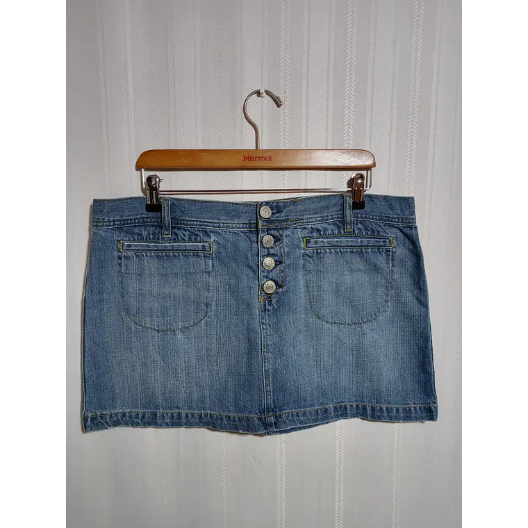 FALDA MUJER DENIM AZUL OLD NAVY TALLA 14 1