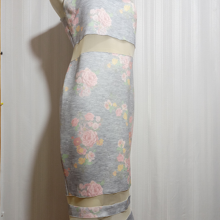 VESTIDO CASUAL FLOREADO  KARDASHIAN TALLA 38 L 3