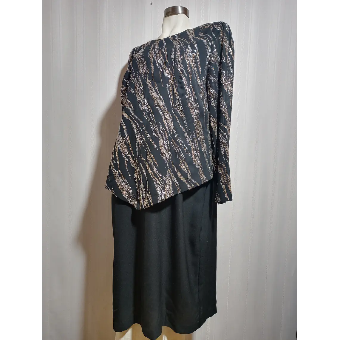 VESTIDO NEGRO JOHN PHILIPS TALLA 16W 1