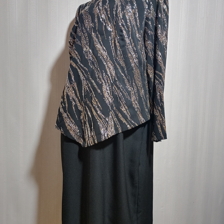 VESTIDO NEGRO JOHN PHILIPS TALLA 16W 1