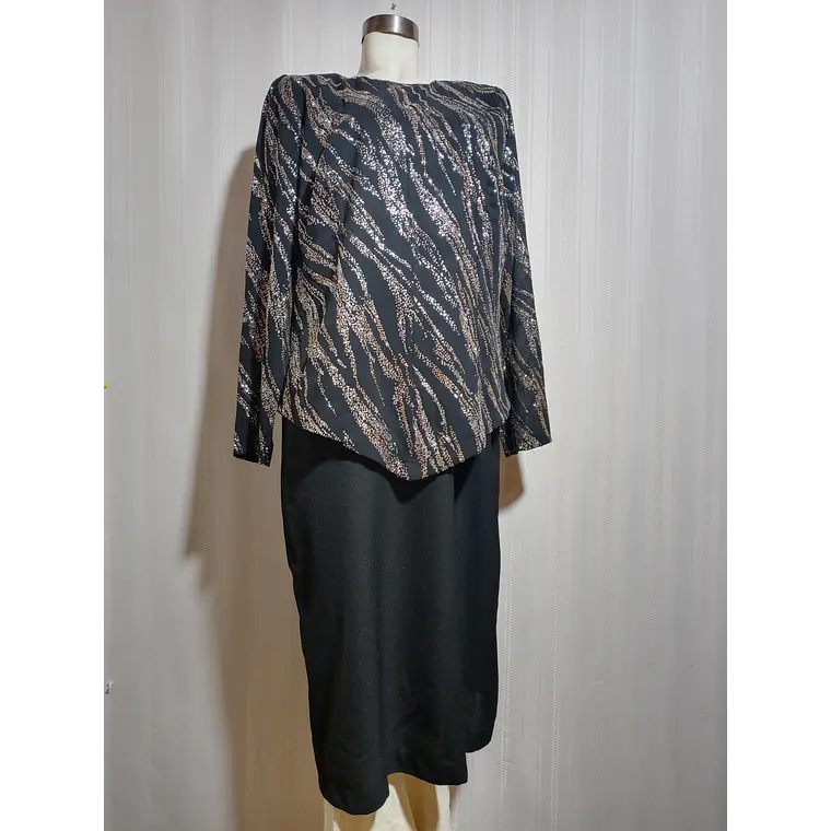 VESTIDO NEGRO JOHN PHILIPS TALLA 16W 2