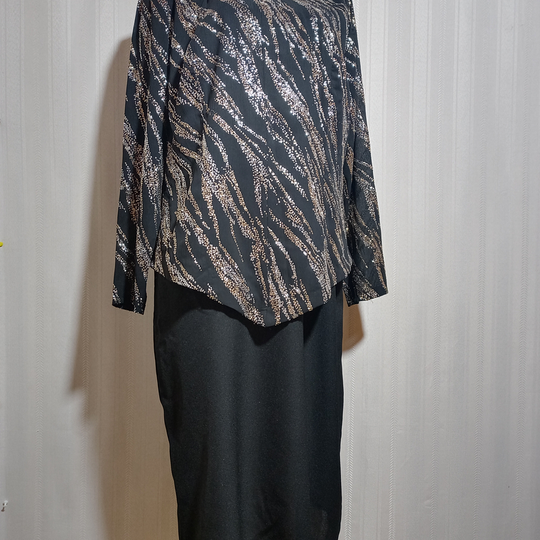 VESTIDO NEGRO JOHN PHILIPS TALLA 16W 2