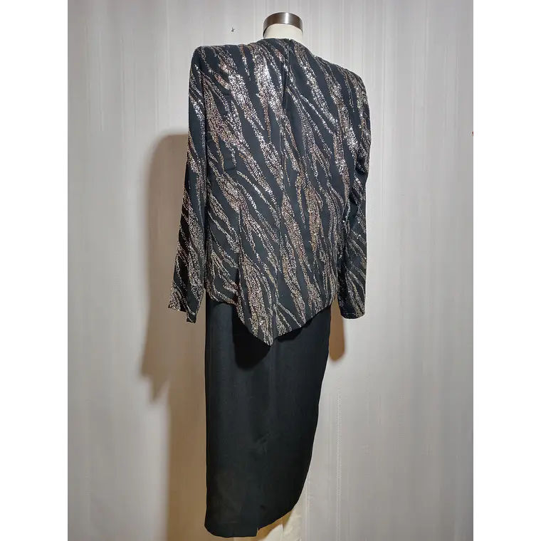 VESTIDO NEGRO JOHN PHILIPS TALLA 16W 3