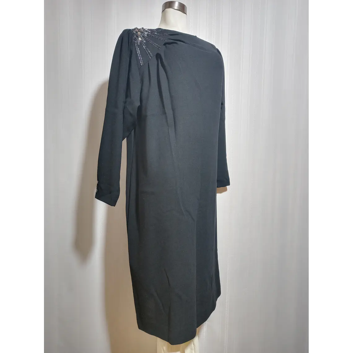 VESTIDO FIESTA NEGRO DELIA FERRARI TALLA 45 1