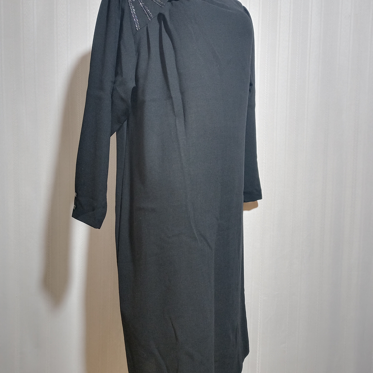 VESTIDO FIESTA NEGRO DELIA FERRARI TALLA 45 1