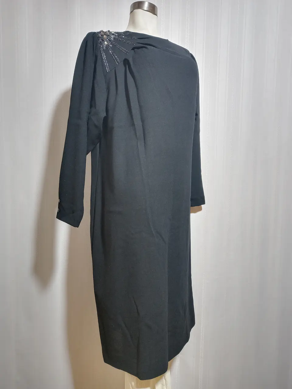 VESTIDO FIESTA NEGRO DELIA FERRARI TALLA 45 1