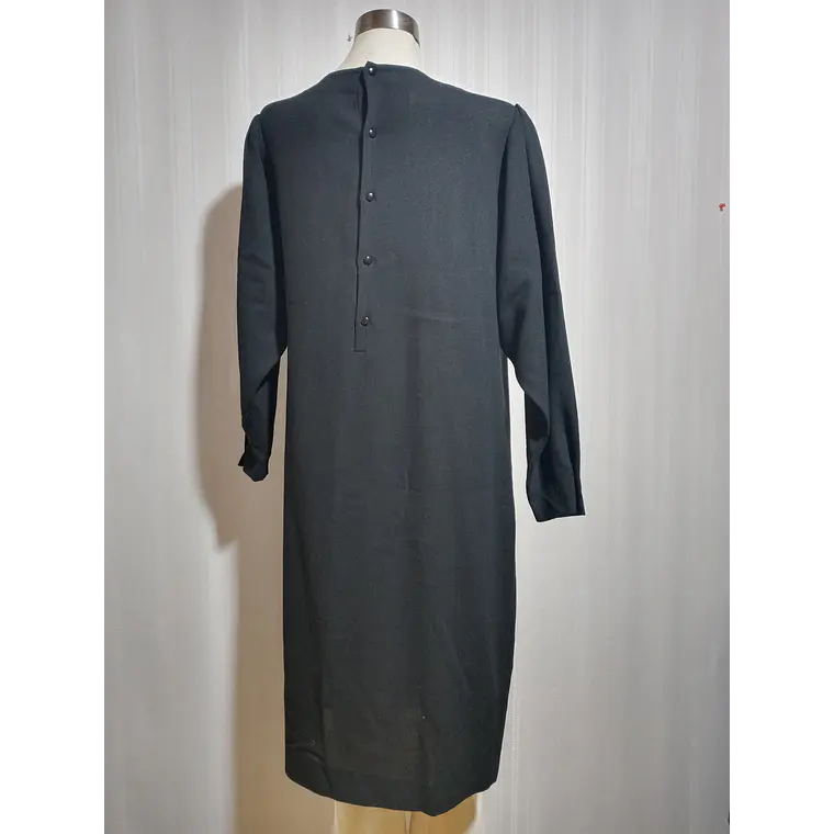 VESTIDO FIESTA NEGRO DELIA FERRARI TALLA 45 3