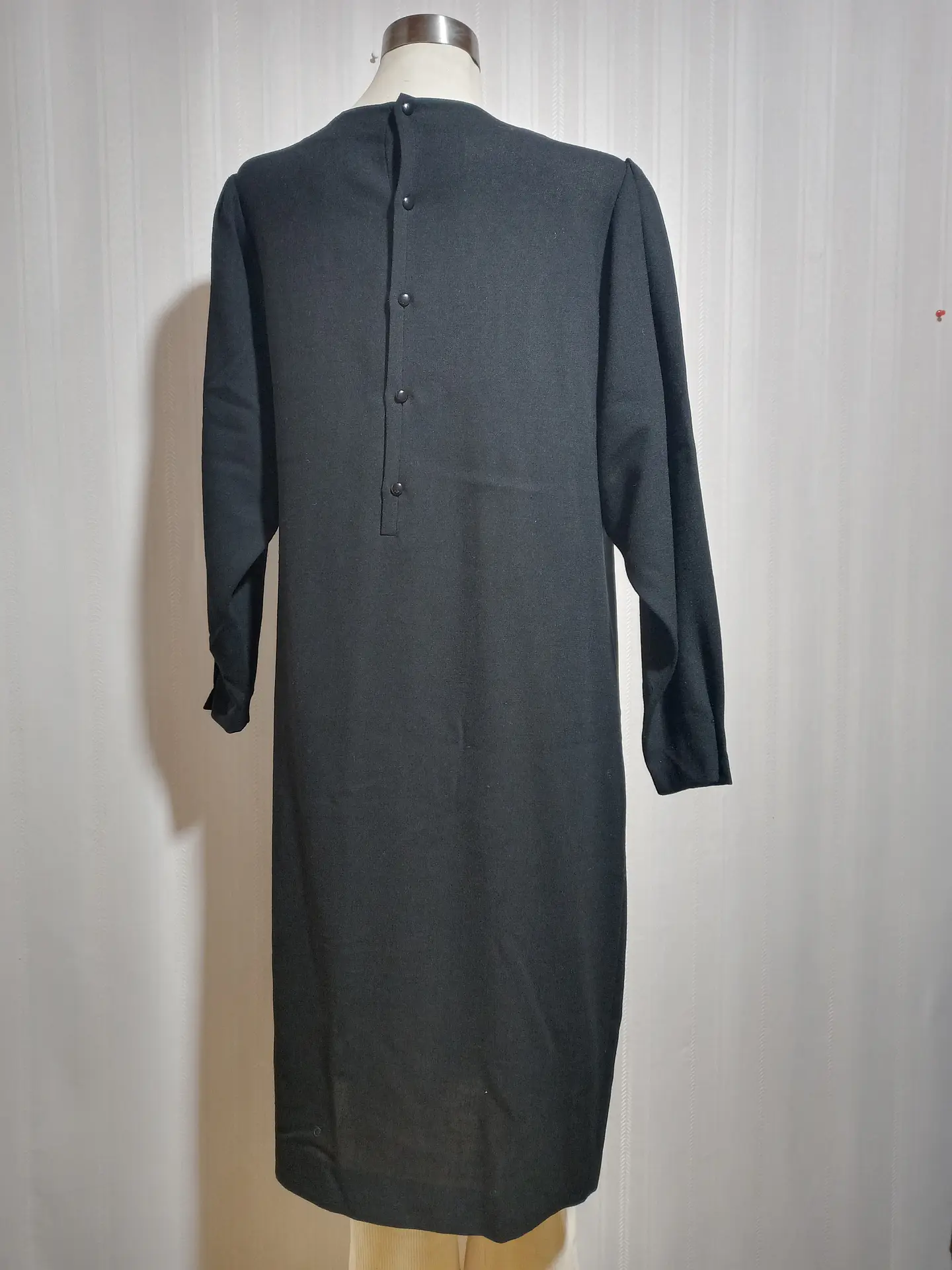 VESTIDO FIESTA NEGRO DELIA FERRARI TALLA 45 3