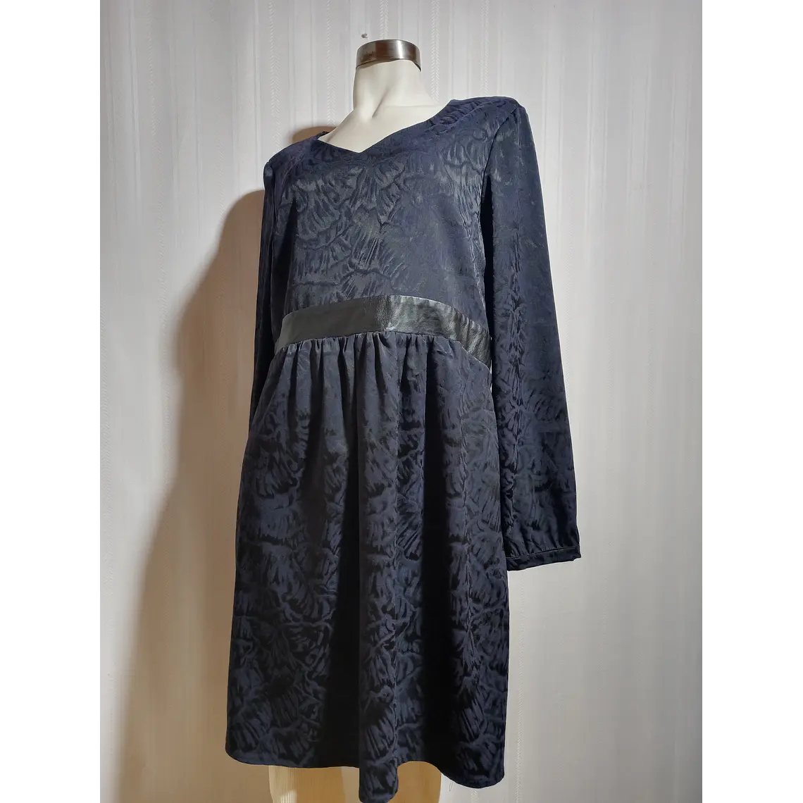 VESTIDO M/L AZUL MARINO DIAMBRE TALLA 50 1